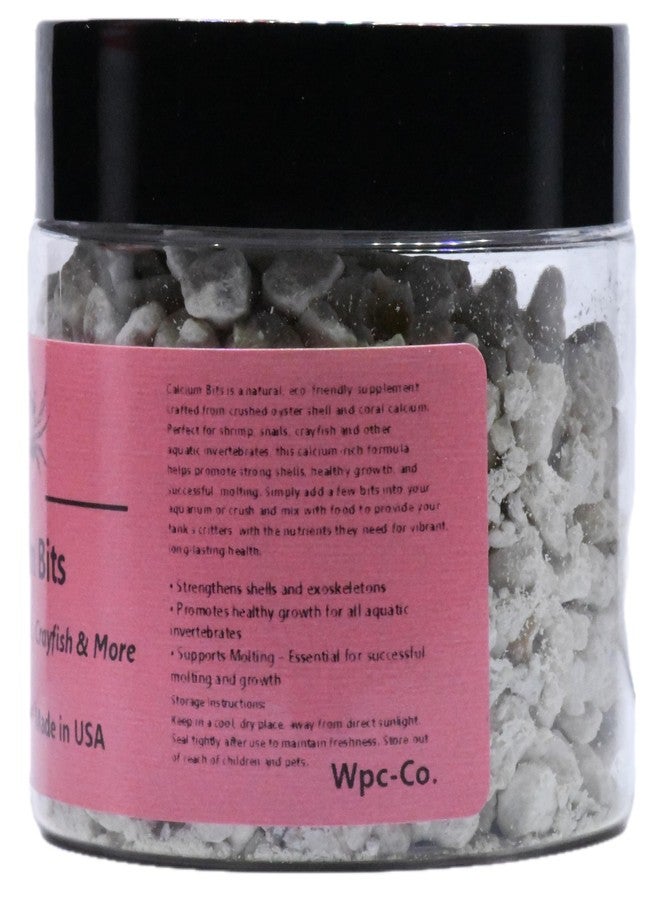 Wpc-Co. Calcium Bits: Calcium Supplement for Aquatic Pets - Natural Source of Calcium Suitable for Aquariums, Neocaridina Shrimp, Aquarium Snails, Crustaceans, Invertebrates and Other Aquatic Pets 3 oz - Image 3